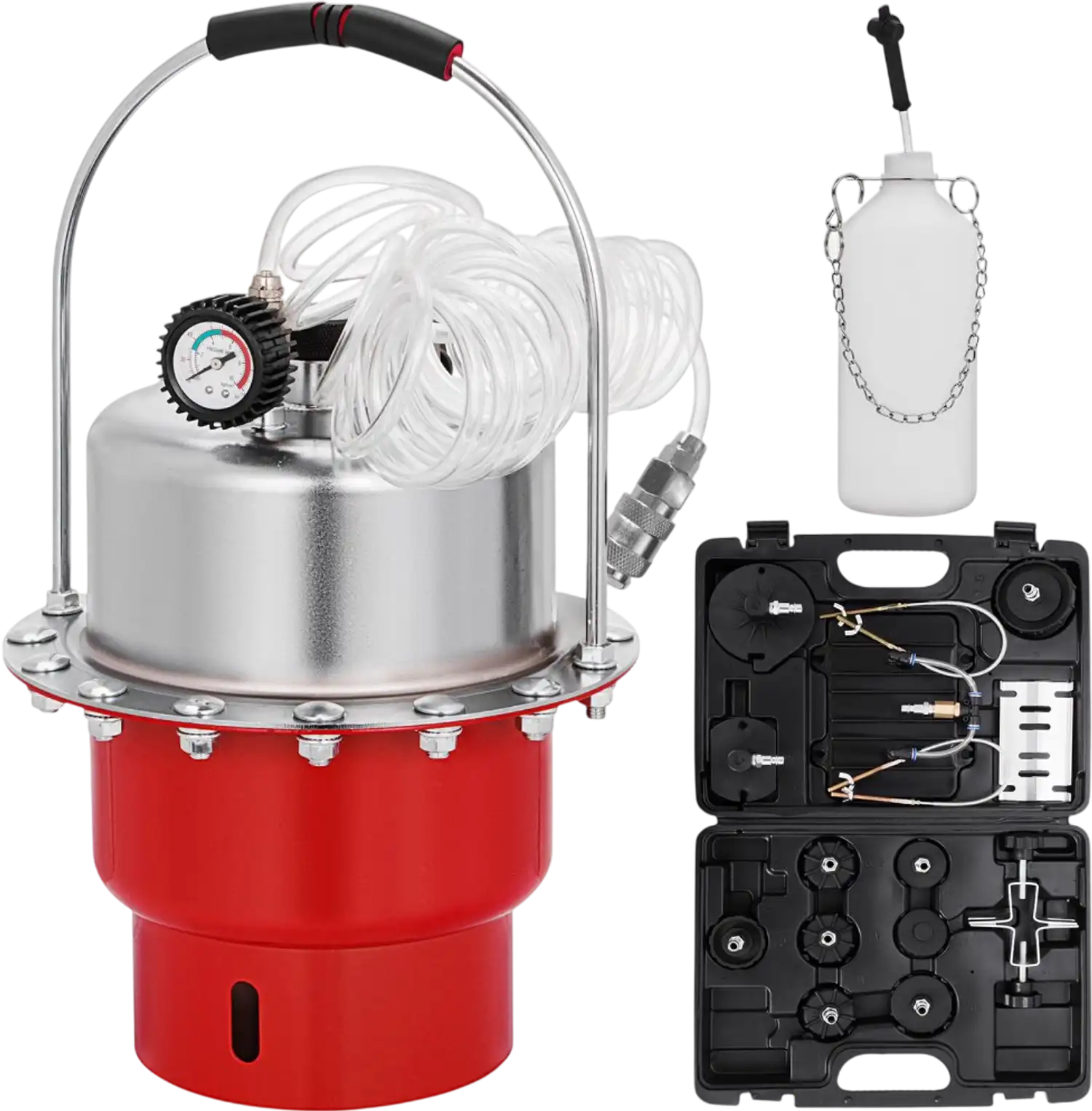 Vevor Brake Bleeder Kit Air Power 10-40 PSI Steel Tank New