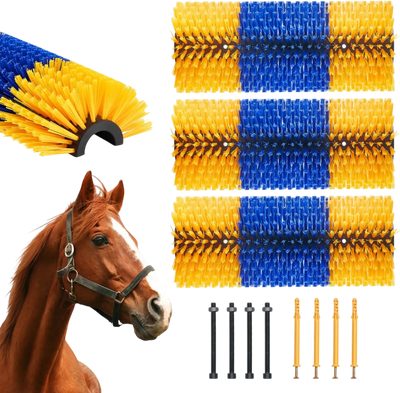 Vevor Livestock Scratching Brush 3-Pc 20