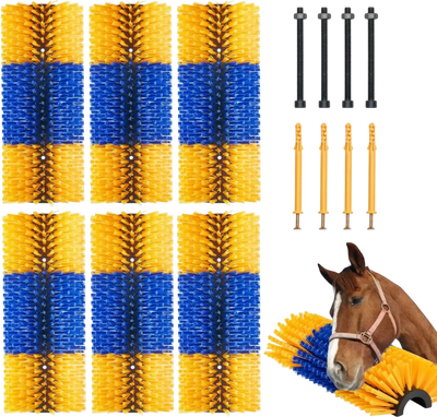 Vevor Livestock Scratching Brush 6-Pc 20