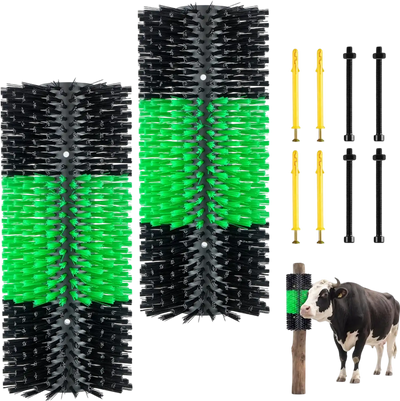 Vevor Livestock Scratch Brush 2-Piece 16.9