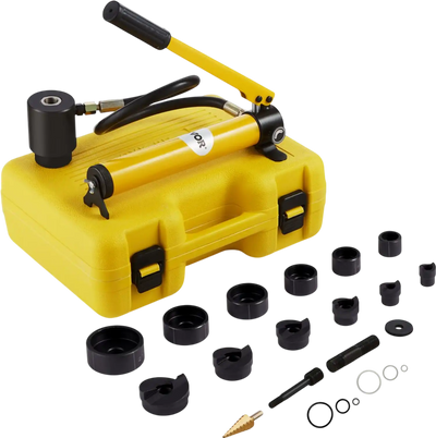 VEVOR 10 Ton Hydraulic Knockout Punch Kit, 1/2