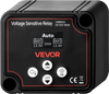 VEVOR Dual Battery Isolator, 12V 140 Amp, Manual and Automatic VSR Voltage Sensitive Relay with LCD Screen, Smart Battery Isolator for Lithium & Lead-Acid Batteries, for Car Truck RV UTV ATV Boat
