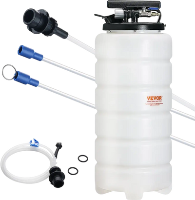 Vevor Fluid Extractor 4 Gallon 15L Pneumatic Manual Oil Changer Vacuum Pump New