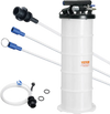 VEVOR Fluid Extractor, 1.74 Gallons (6.5 Liters), Pneumatic/Manual Oil Changer Vacuum Fluid Extractor with Dipstick and Suction Hose, Oil Extractor Change Pump for Automotive Fluids Vacuum Evacuation