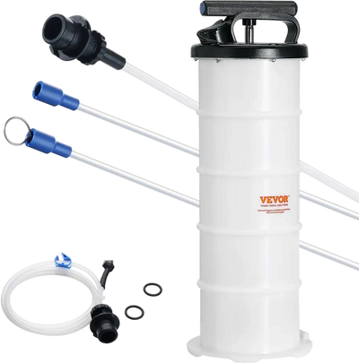 Vevor Fluid Extractor 1.74 Gal 6.5 L Manual Hand-Operated Oil Changer Vacuum Pump New