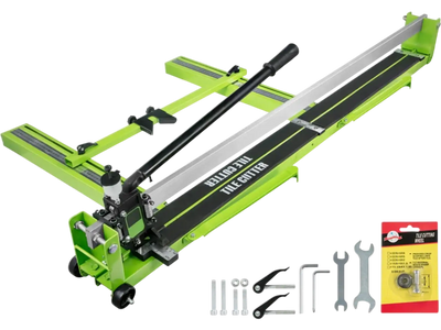 VEVOR Tile Cutter 47 Inch, Manual Tile Cutter All-Steel Frame,Tile Cutting Machine with Laser Guide and Bonus Spare Cutter,Tile Cutter Hand Tool for Precision Cutting Porcelain Ceramic Floor Tiles