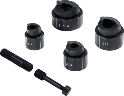 Vevor Hydraulic Knockout Punch Kit 4-Piece Conduit Hole Cutter Set New