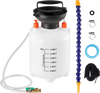 VEVOR Transmission Fluid Pump, 3 L Capacity, Manual Fluid Transfer Pump with 47 in Long Horse & HDPE Tank, Transmission Oil Pump with PTFE Tape, Manual Automotive Oil Filling System for Cars, Boats