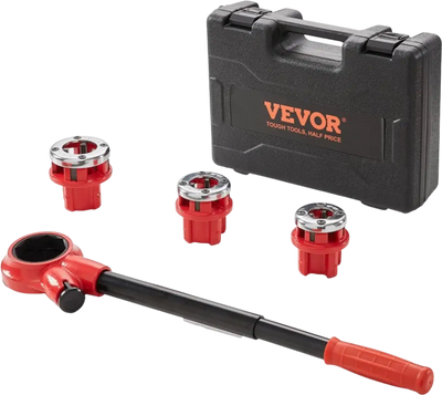 VEVOR Ratchet Pipe Threader Kit, 1/2
