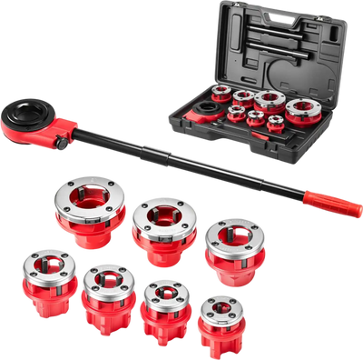 Vevor Pipe Threader Ratchet Kit with 7 Dies 3/8