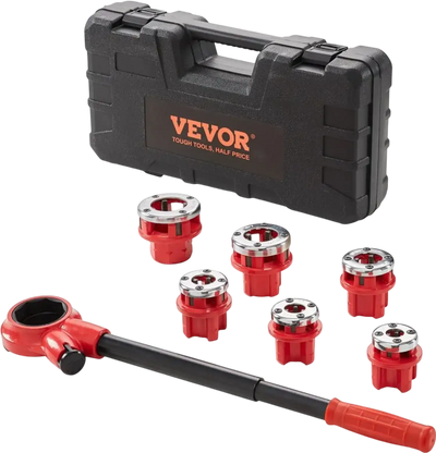 VEVOR Ratchet Pipe Threader Kit, 1/4
