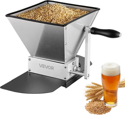 Vevor Grain Mill Manual Malt Grinder for Homebrewing New