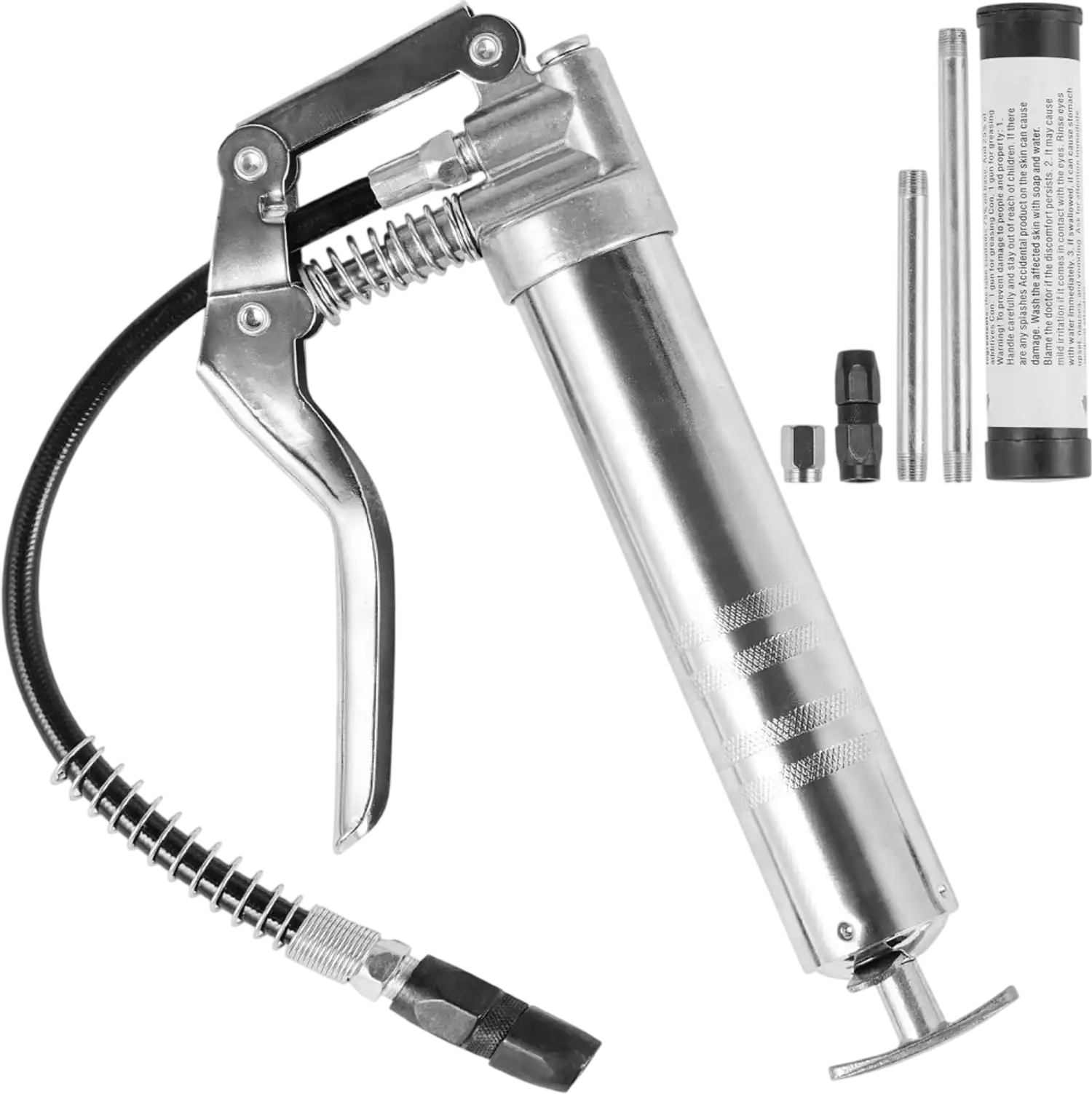 Vevor Grease Gun Pistol Grip 3500 PSI Heavy Duty Professional 4 oz 120 cc with 11.65