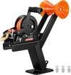 VEVOR Boat Trailer Winch Stand with Roller, 3500 lbs, 20ft Orange Polyester Strap, Boat Winch Mount, for 2-3 Inches W x 3-4 Inches H Trailer Tongue, Fit for Jet Ski, Sailboat, Speedboat