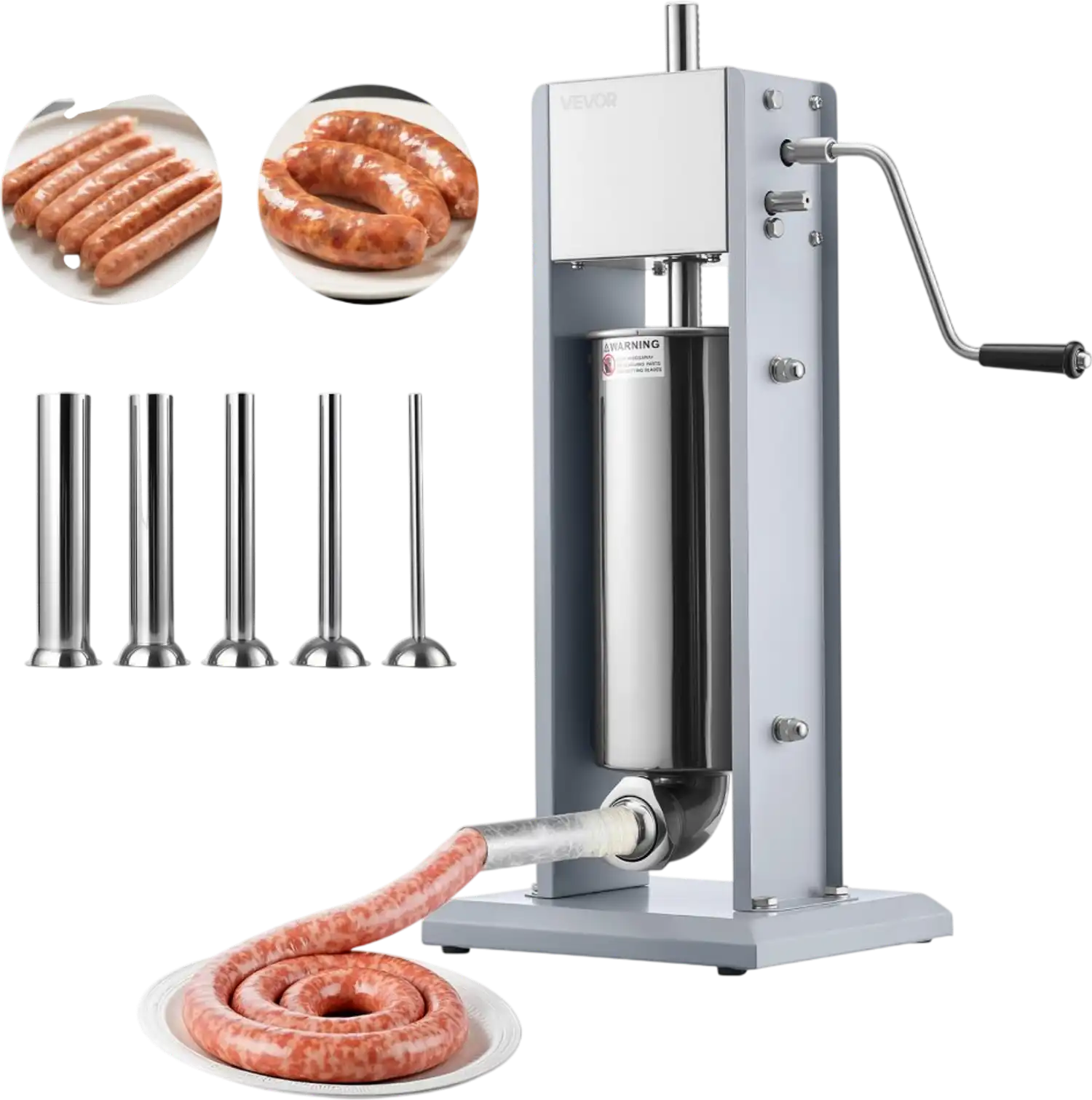 Vevor Sausage Stuffer Manual 11 lbs 5 L Vertical Meat Stuffer New