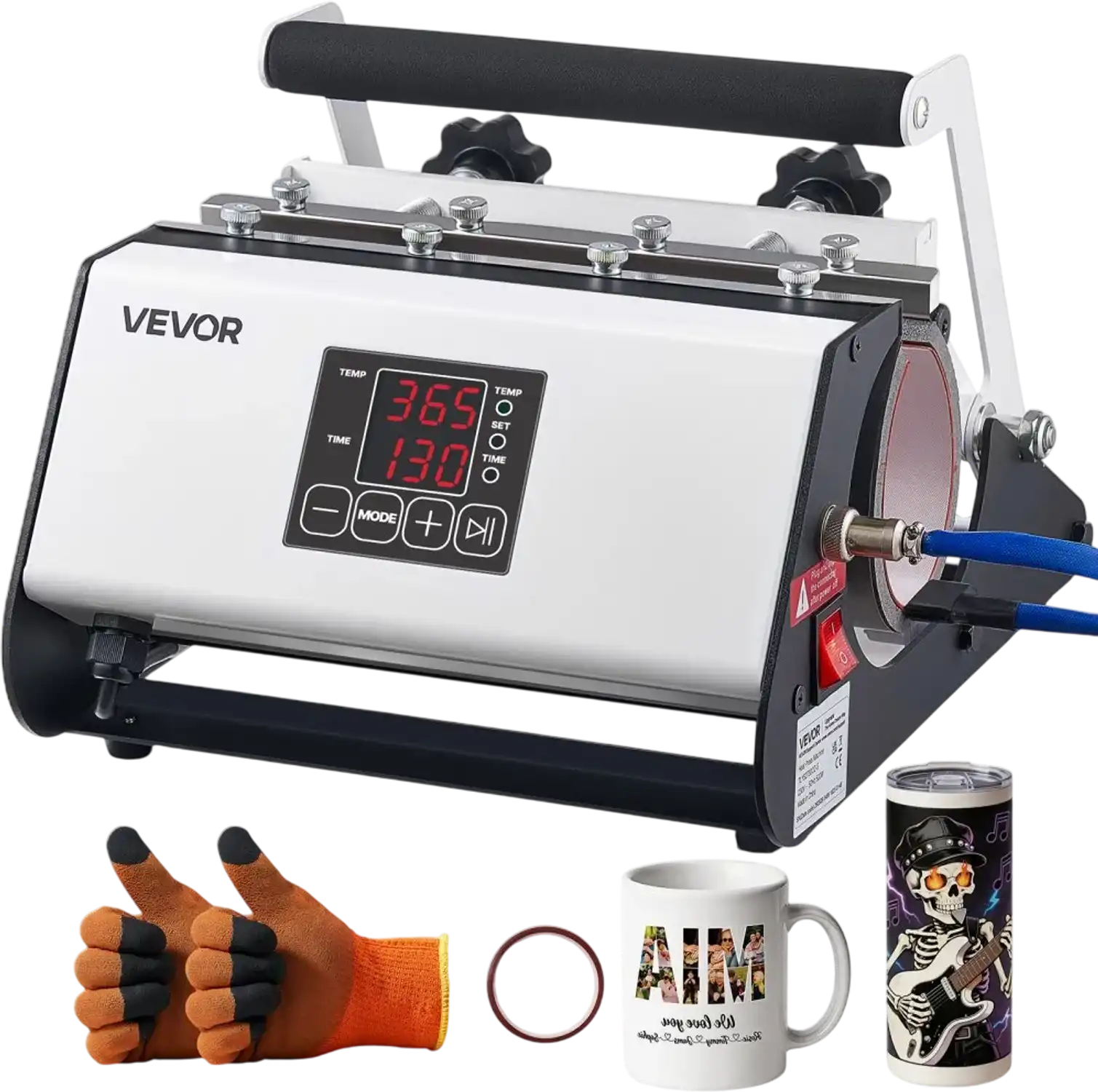 Vevor Tumbler Heat Press Machine 11-30 oz Mug Press for Sublimation Cups and Mugs New