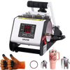 VEVOR Tumbler Heat Press Machine, 40 oz Tumbler Press, Fast and Even Heating, with Tape, Gloves, Easy Temp and Time Setting, Heat Transfer for Sublimation Insulated Tumblers, Cups, Black and White