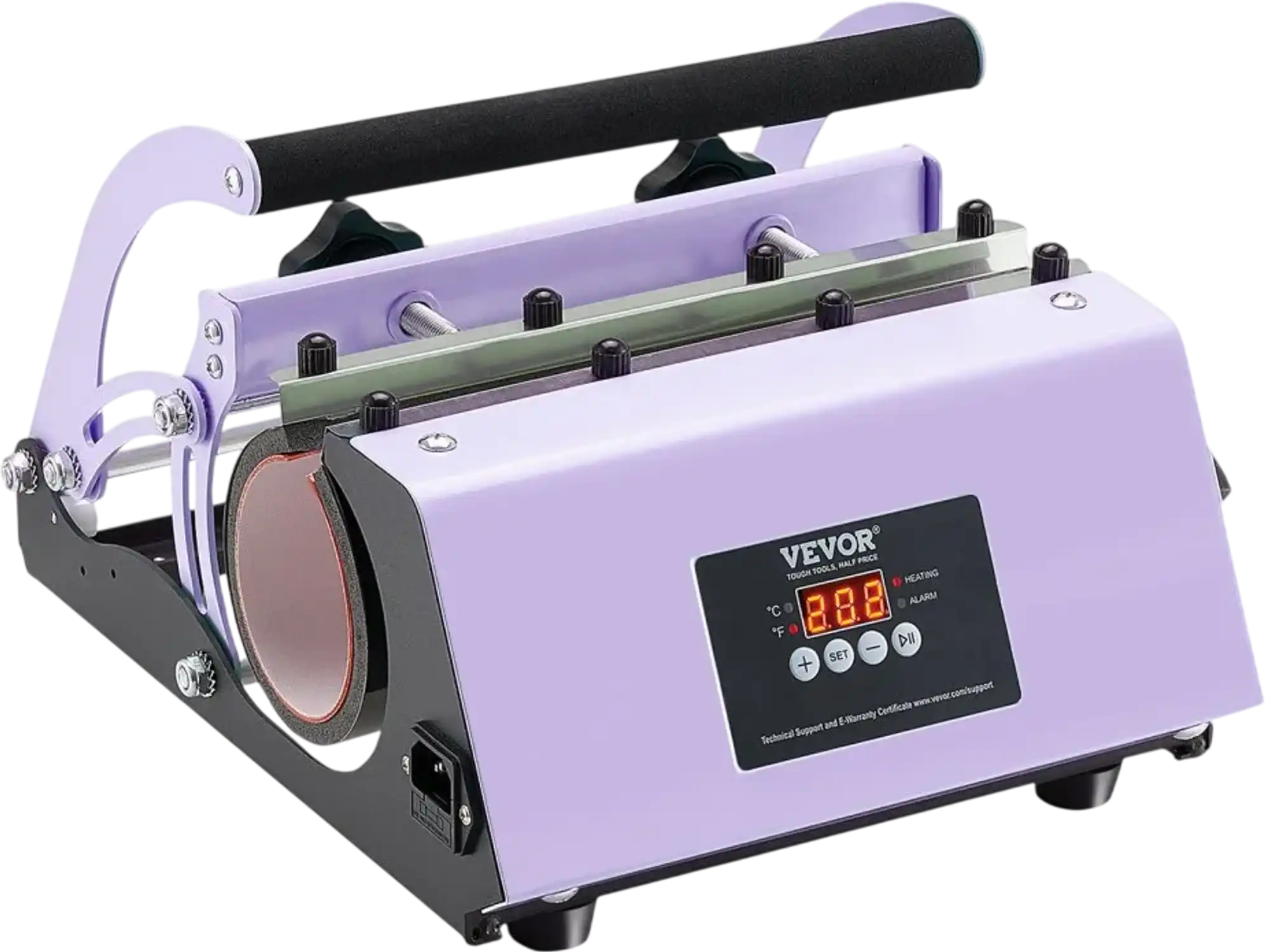 Vevor Tumbler Heat Press Machine 11-30 oz Sublimation Mug Press Purple New