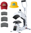 VEVOR Hat Heat Press Machine, with 4 Interchangeable Platens and Caps Stretcher, Precise Temperature & Time Control, Heat Press for Hats and Caps, for HTV Iron On and Sublimation Projects, White