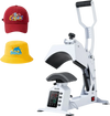 VEVOR Hat Heat Press Machine, 8.5 x 4 in Large Heating Plate, with Caps Stretcher, Precise Temperature & Time Control, Heat Press for Hats and Caps, for HTV Iron On and Sublimation Projects, White