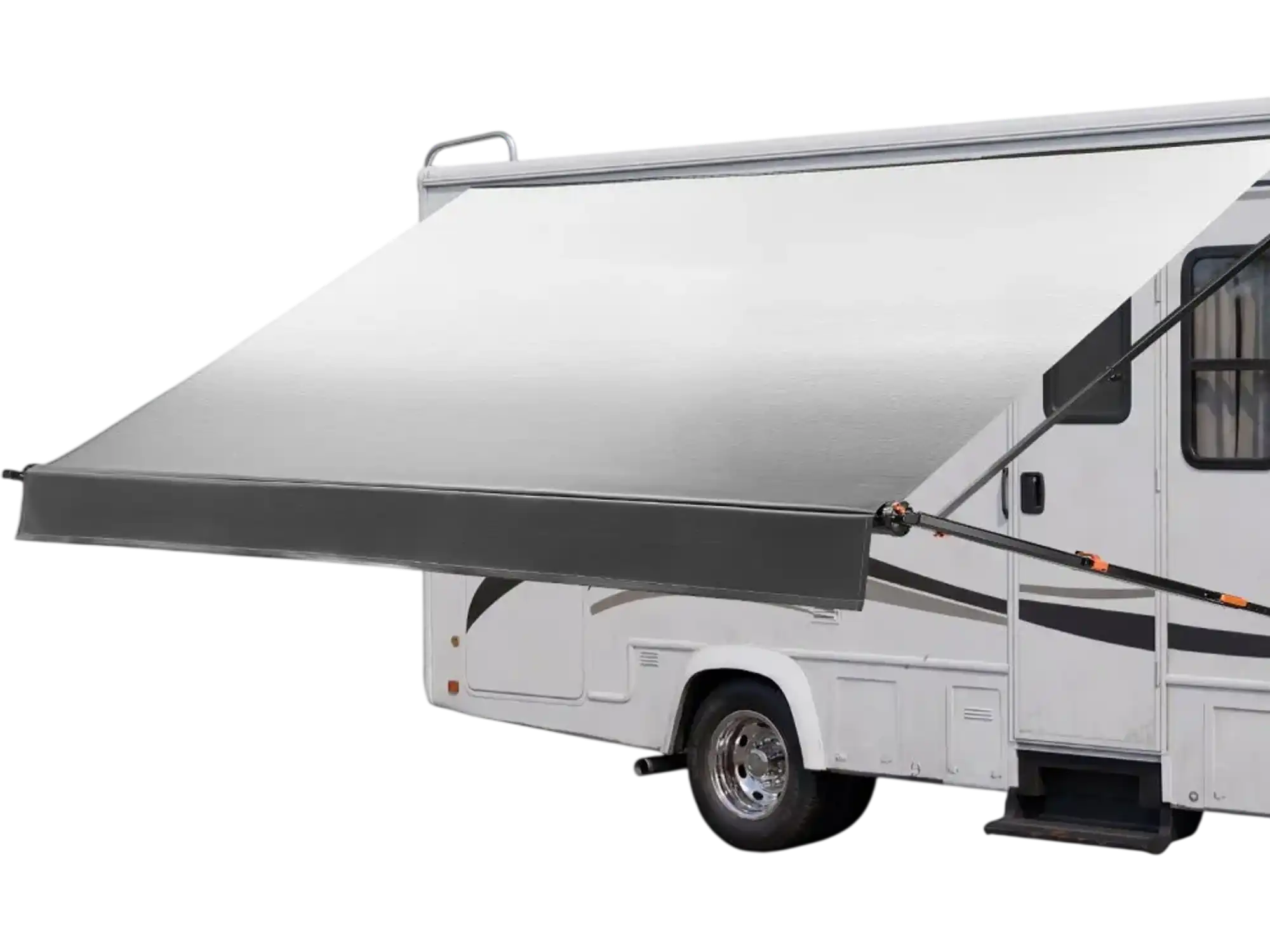 Vevor RV Awning Manual Retractable Complete Kit 18.12' Gradient Black New