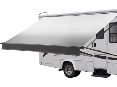 Vevor RV Awning Manual Retractable Complete Kit 18.12' Gradient Black New