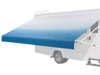 VEVOR Manual RV Awning Complete Kit, 17.12FT Retractable RV Awning with Aluminum Alloy Frame & Waterproof PVC Fabric, Outdoor Camping Trailer Awnings Fit Most RVs (17FT Type, Gradient Blue)