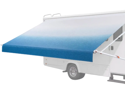 Vevor RV Awning Manual Retractable Complete Kit 17.12' Gradient Blue New