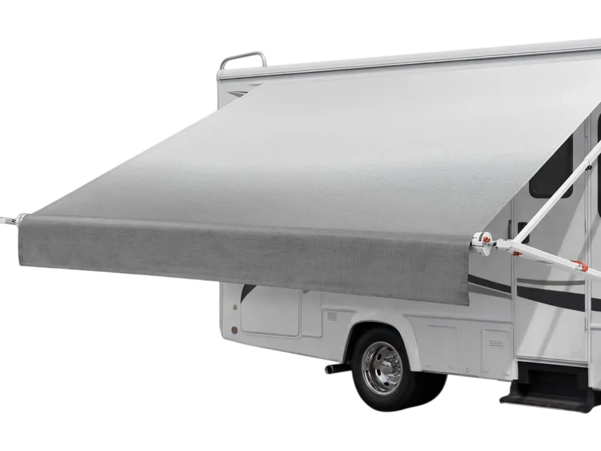 Vevor Manual Retractable RV Awning Complete Kit 10.12' Gradient Gray New