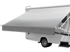 VEVOR Manual RV Awning Complete Kit, 10.12FT Retractable RV Awning with Aluminum Alloy Frame & Waterproof PVC Fabric, Outdoor Camping Trailer Awnings Fit Most RVs (10FT Type, Gradient Gray)