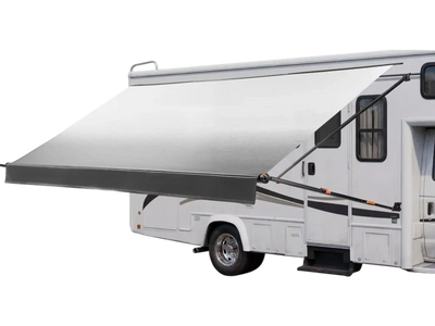 Vevor RV Awning Manual Retractable Complete Kit 20.12' Gradient Black New