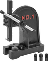 VEVOR Arbor Press, 1 Ton Manual Arbor Press, 5.9" Maximum Height, Cast Iron Heavy-duty Manual Desktop Arbor Press, Precision Hand Press for Stamping, Bending, Stretching, Forming
