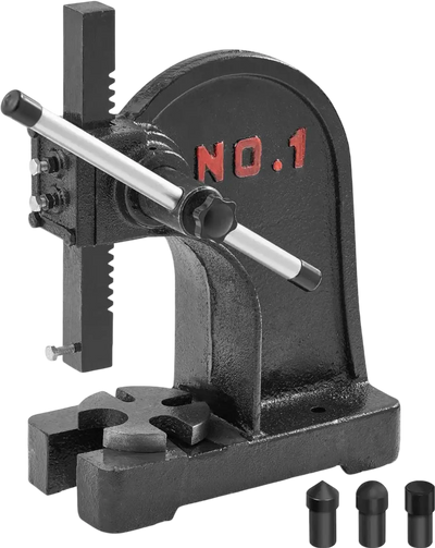 Vevor Arbor Press 1 Ton Manual Desktop Cast Iron Press New
