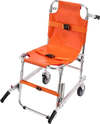 VEVOR EMS Stair Chair, 350 lbs Load Capacity, Foldable Aluminum Emergency Stair Climbing Wheelchair with 2 Wheels, Portable Stair Lift Chair Ambulance Firefighter Evacuation Use for Elderly, Disabled