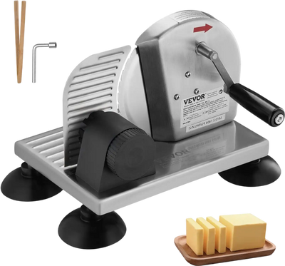 Vevor Manual Bread Slicer Adjustable 0-6