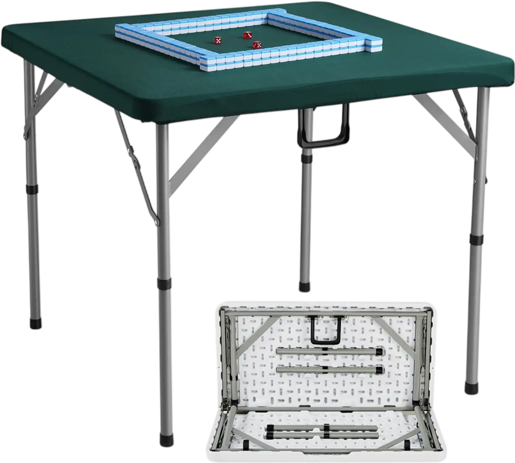 Vevor Mahjong Table Fold-in-Half 4-Player Card Table Set New