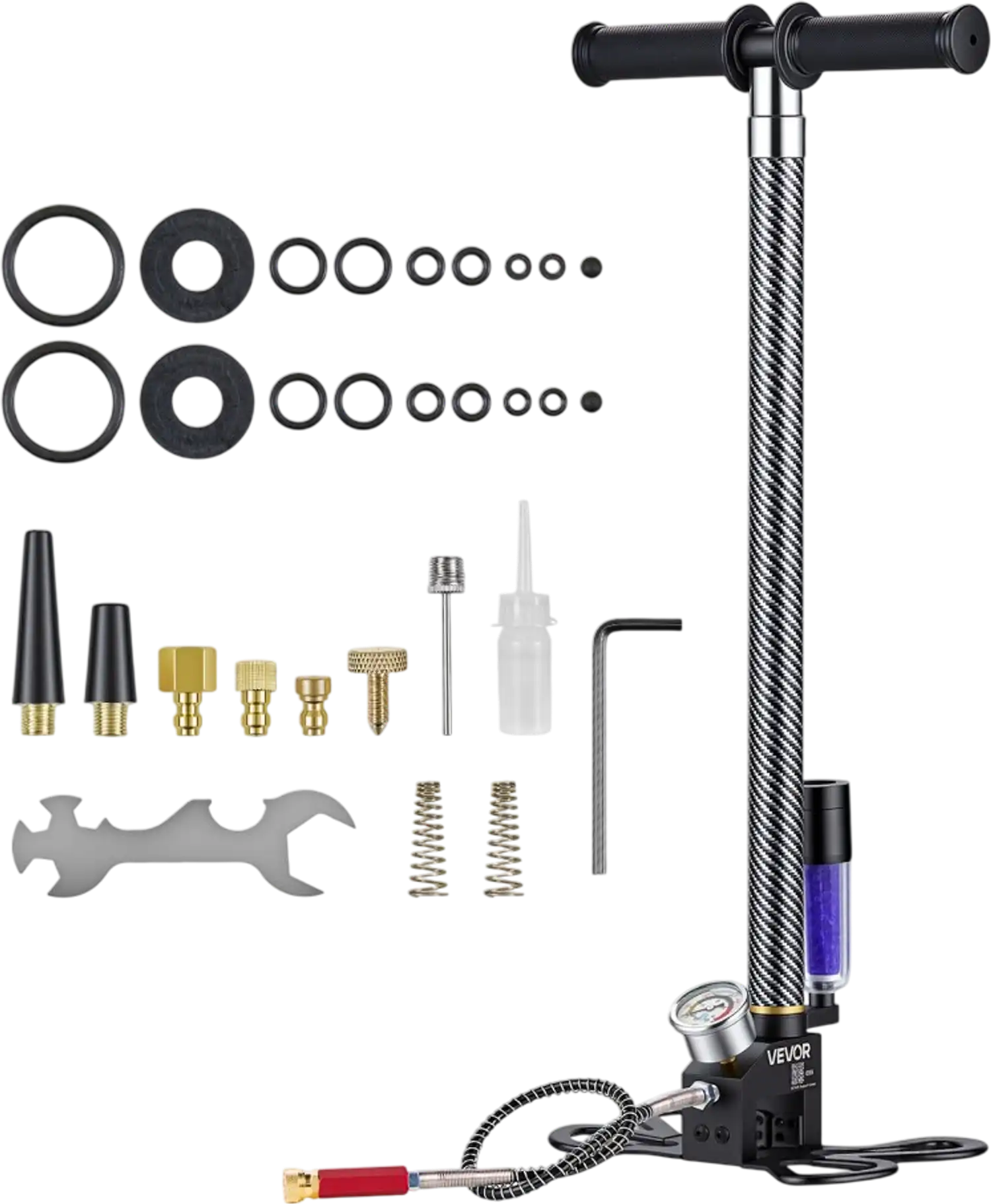 Vevor PCP Hand Pump 3.5-Stage 4500 PSI High Pressure Air Rifle Filling Stirrup Pump New