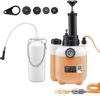 VEVOR Brake Bleeder Kit, 3L Manual Brake Fluid Bleeding Kit with 1L Waste Bottle & 4 Master Cylinder Adapters, One-Person Professional Brake Fluid Pressure Bleeder for Most Vehicles