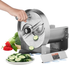VEVOR Manual Vegetable Fruit Slicer, 0-0.5"/0-12mm Thickness Adjustable Commercial Slicer Machine, Stainless Steel Food Cutter Slicing Machine with 2 Spare Blades, for Potato, Cucumber, Lemon, Tomato