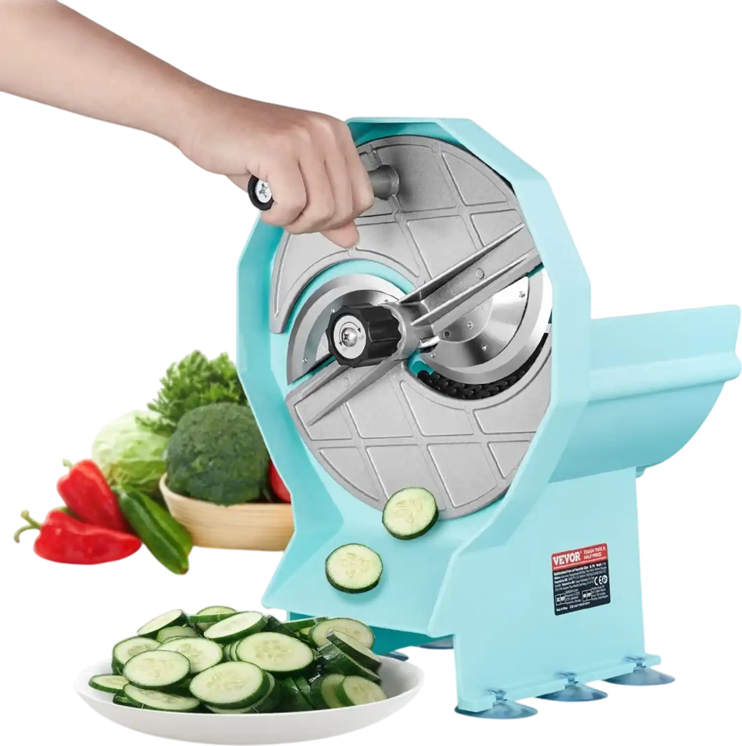 Vevor Vegetable Slicer Adjustable Thickness Manual Commercial Food Cutter New