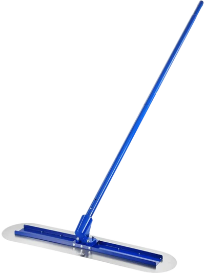 VEVOR Bull Float Magnesium Concrete Float, 47.24 x 7.28 Inch Round End Concrete Float Tool with 4 Aluminum Alloy Replaceable Handles, Cement Finishing Float for Various Industrial Applications