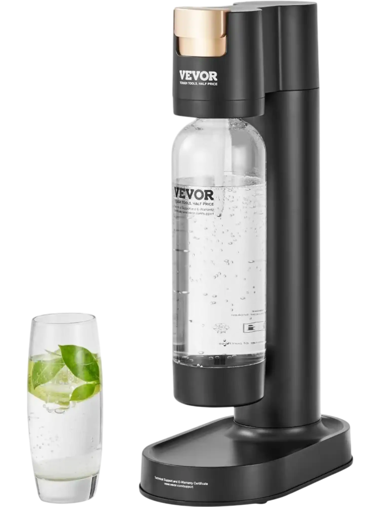 Vevor Soda Maker Sparkling Water Machine Starter Kit Black New
