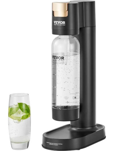 Vevor Soda Maker Sparkling Water Machine Starter Kit Black New
