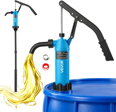 Vevor Drum Pump Hand Operated DEF Pump for 15-55 Gallon Drums & Barrels New
