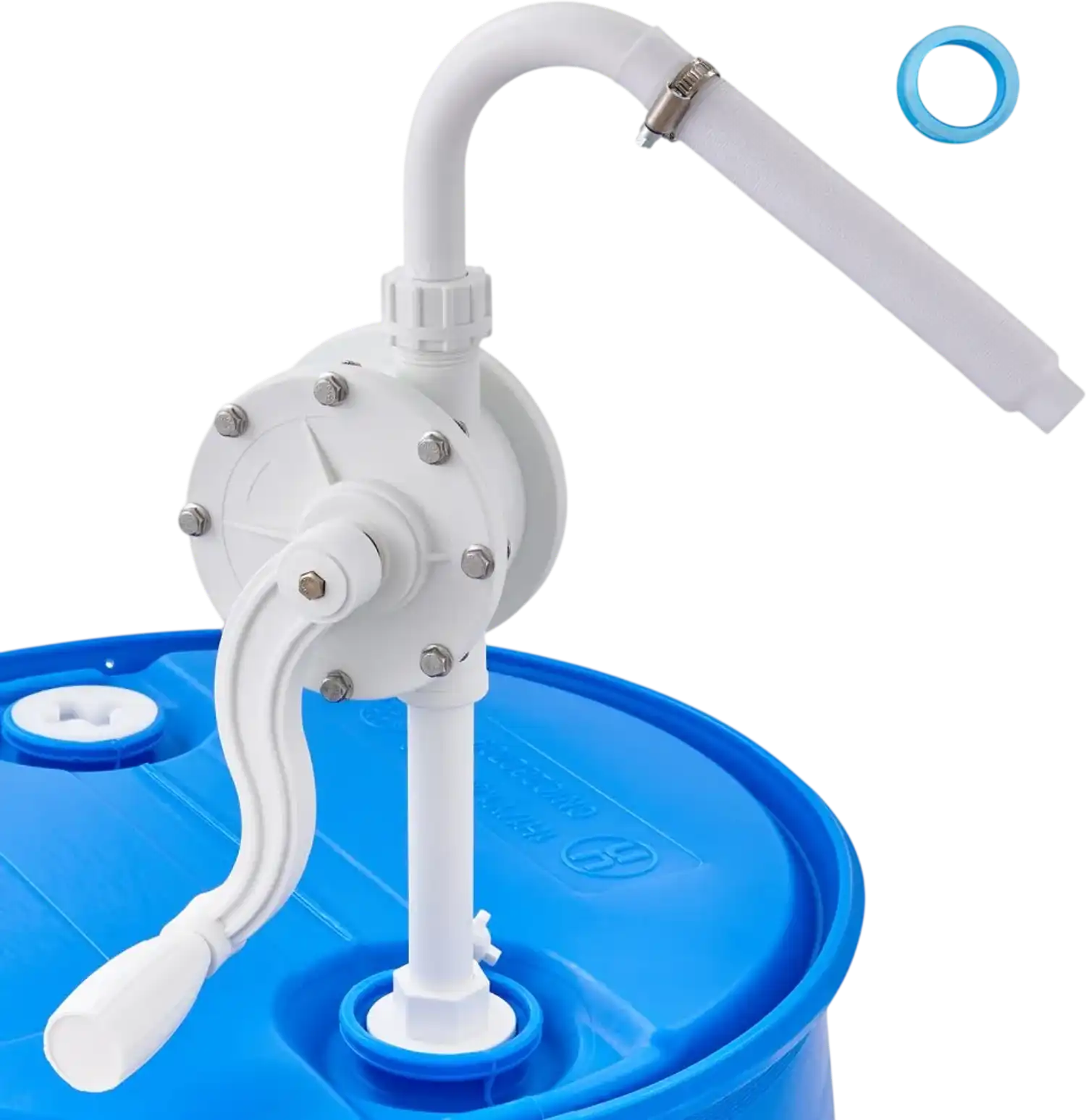Vevor Drum Pump 6.5 GPM Rotary Barrel Hand Crank for 5-55 Gallon Drums New
