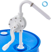 VEVOR Drum Pump, 6.5 GPM Flow, Rotary Barrel Pump Hand Crank, Fits 5 to 55 Gallon Drums with 3-Section Suction Tube Assembly and Hose, Designed for Fast Transfer of Water, Alcohol, Corrosive Liquids