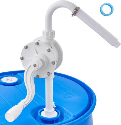 Vevor Drum Pump 6.5 GPM Rotary Barrel Hand Crank for 5-55 Gallon Drums New