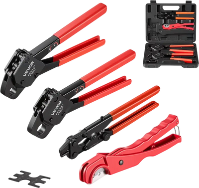 Vevor PEX Crimping Tool Kit Angle Head for 1/2