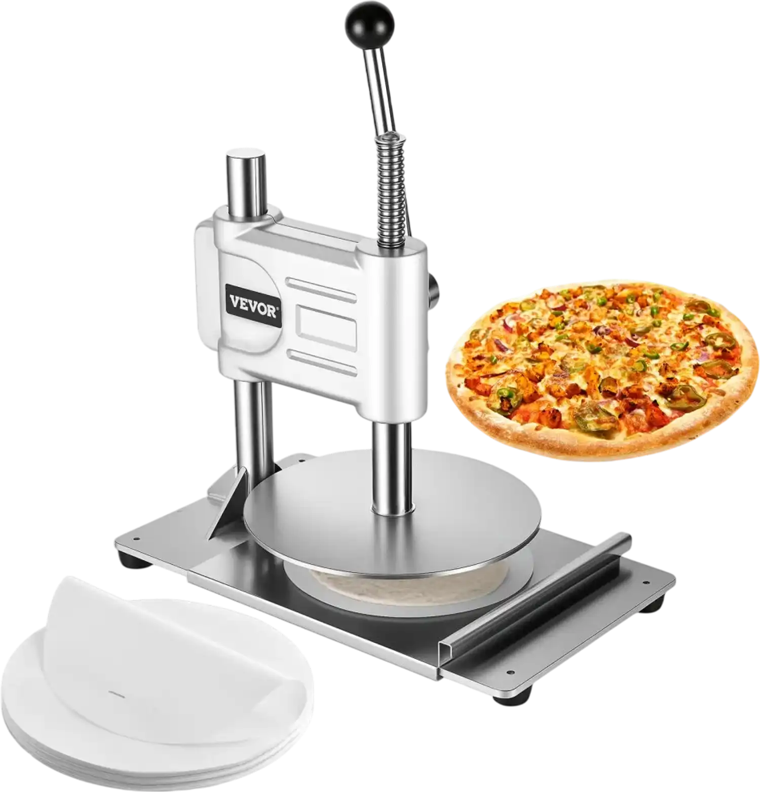 Vevor Dough Press Manual Pizza Dough Press Machine 9.5