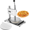 VEVOR Manual Pizza Dough Press Machine, 9.5 inch Pizza Pastry Press Plate, Stainless Steel Bread Presser, Commercial Chapati Sheet Crust Maker, Forming Machine with Handle and 100 Pcs Parchment Paper